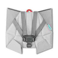 Bombol Foldable Pebble Grey Pop-Up booster with Armrest Flat